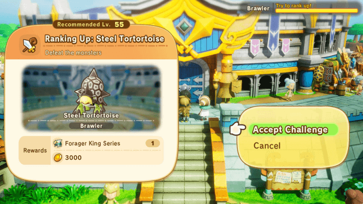 Rank Up Colosseum Quest