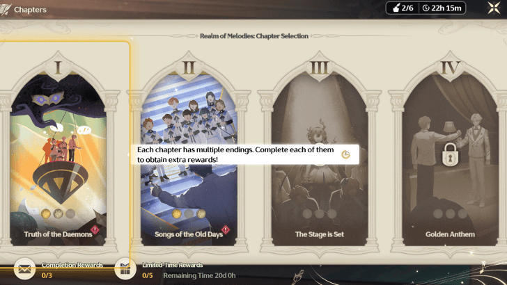 Unlock All Endings Per Chapter