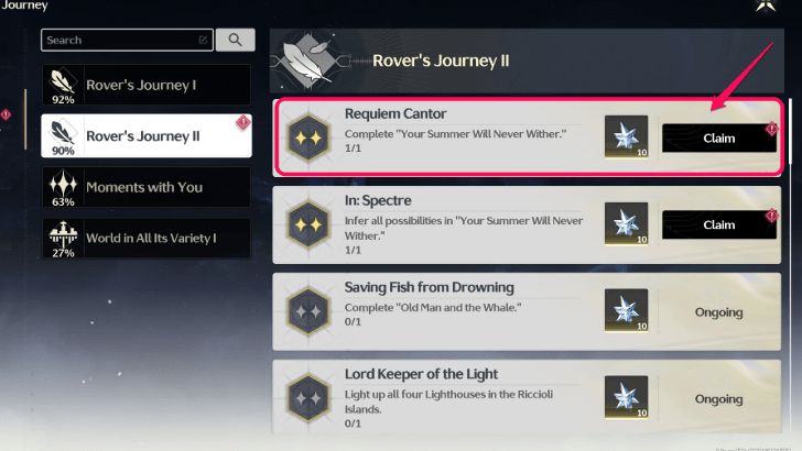 Requiem Cantor Trophy