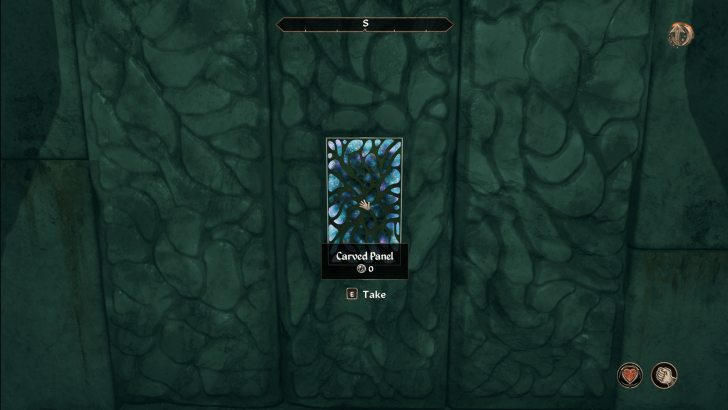 Nothing You Can Possess - Step 4 - Take the Carving from the Wall