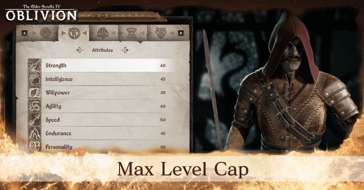 TES IV Oblivion Max Level Cap