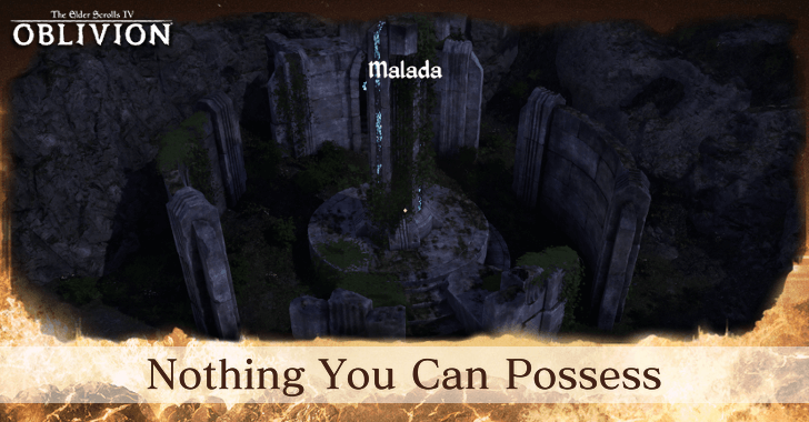 The Elder Scrolls IV Oblivion - Nothing You Can Possess