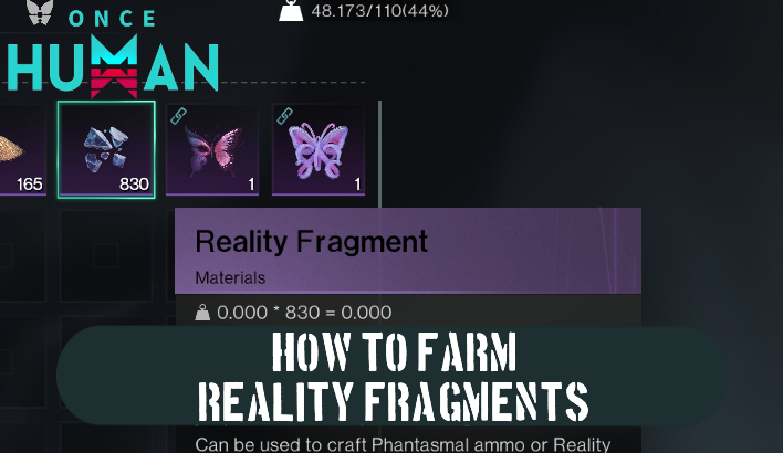 Once Human - How to Farm Reality Fragments