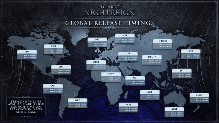 Elden Ring Nightreign Release Time