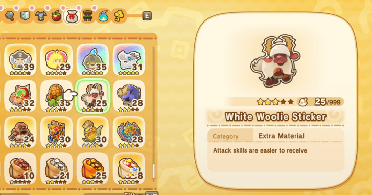 FANTASY LIFE i - White Woolie Sticker