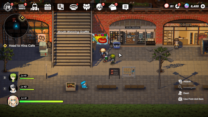 Yorozuyo Bridge Graffiti on Wall Next to Stairs Southwest of the Area