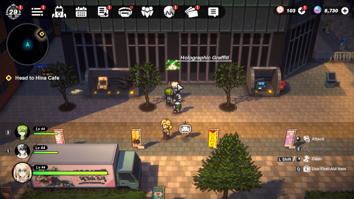 Central Intersection Graffiti North of Maid Avenue South Entrance