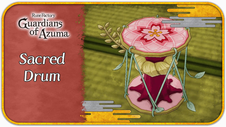 Rune Factory Guardians of Azuma - Sacred Drum