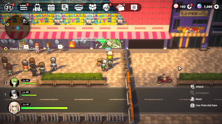 Akiba Street Graffiti on Hina Cafe Wall Outside