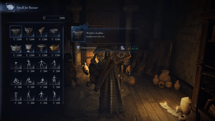 You Can Change Relic Slots with Rites