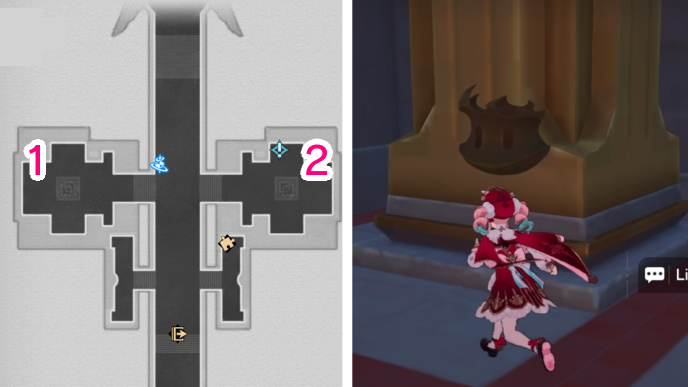 Honkai Star Rail - Living Flames of Georios Locations - Lightless Chapel 6.png