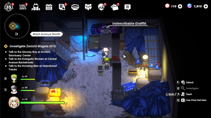 Maid Avenue North Building Graffiti on Wall