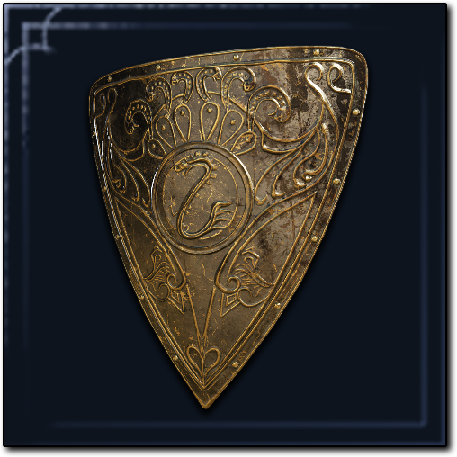 Brass Shield Icon