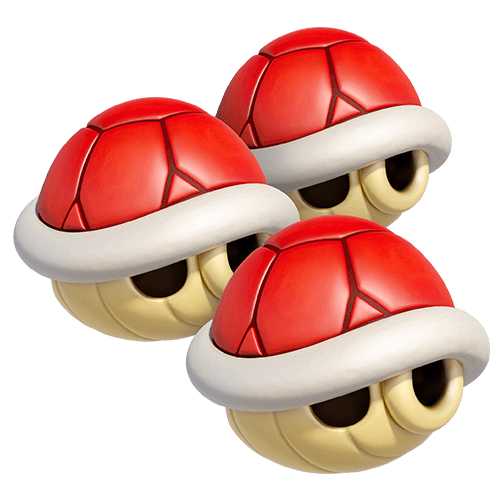 Triple Red Shells