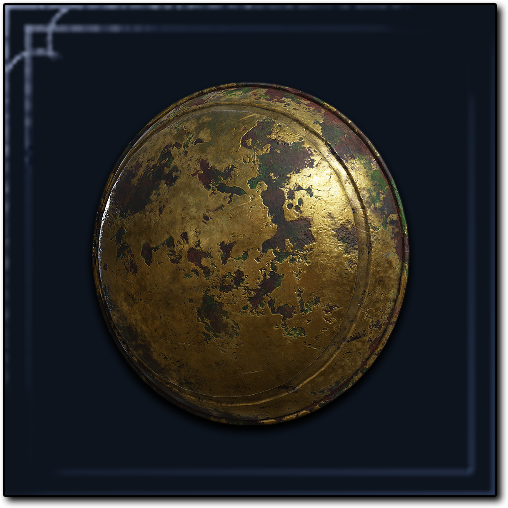Gilded Iron Shield Icon