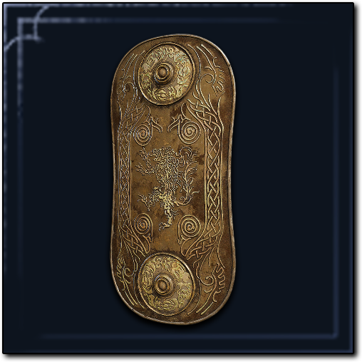 Golden Beast Crest Shield Icon