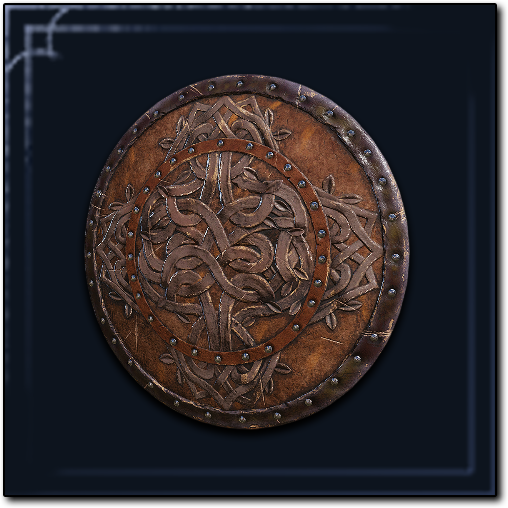 Large Leather Shield Icon