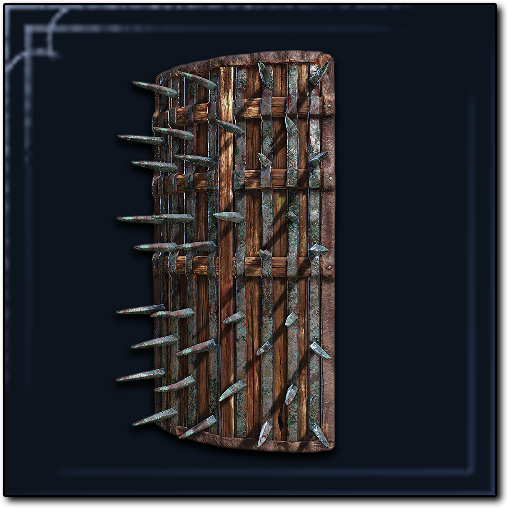 Spiked Palisade Shield Icon