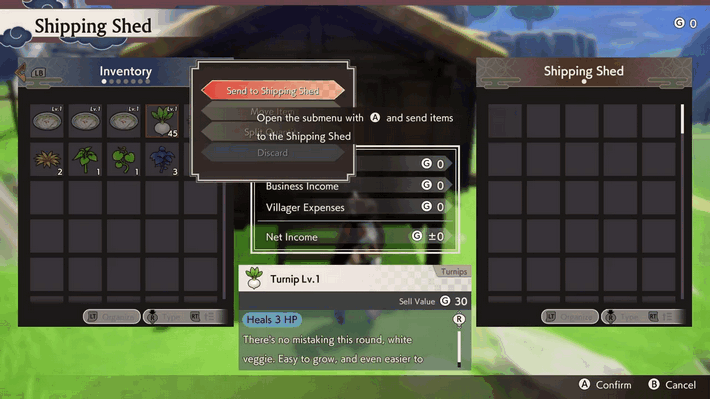 Rune Factory: Guardians of Azuma - Ship Crops