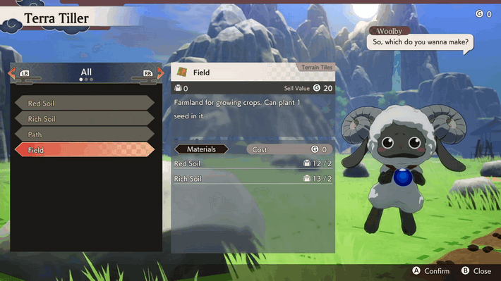 Rune Factory: Guardians of Azuma - Ship Crops