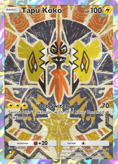 Pokemon TCG Pocket - A3 166 Tapu Koko