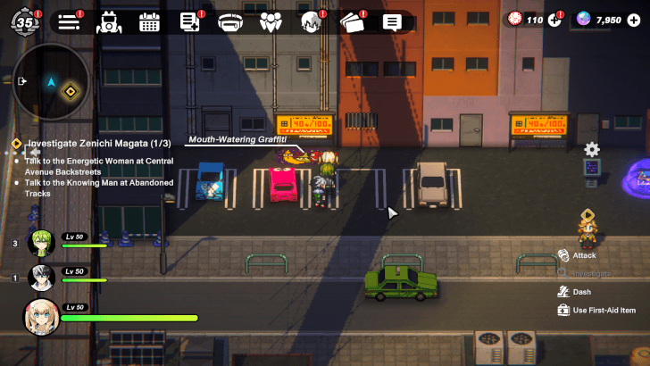 Central Avenue Backstreets Graffiti East of Entrance to Maid Avenue South