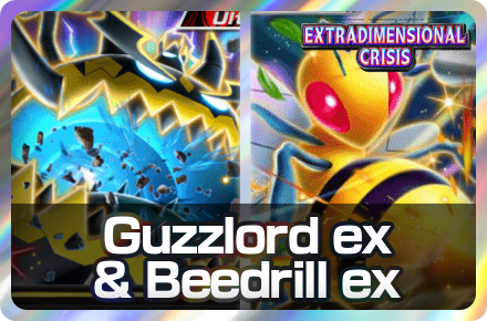 Guzzlord ex and Beedrill ex Deck Icon
