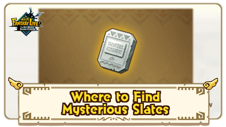 FANTASY LIFE i - Mysterious Slates