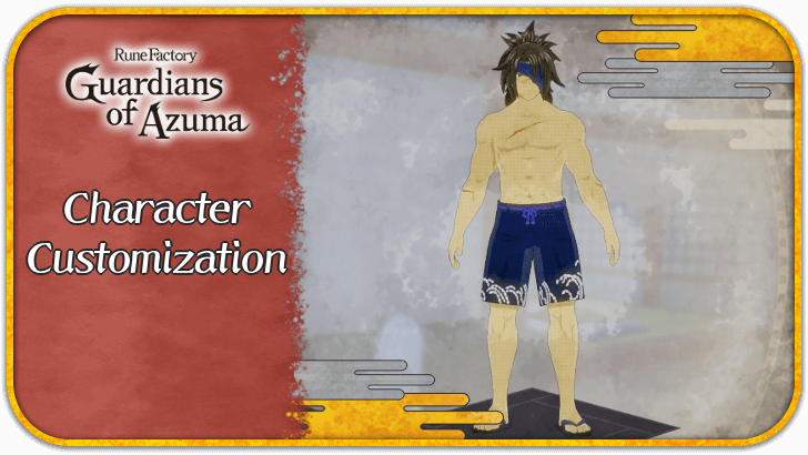 Rune Factory Guardians of Azuma - Character Customization