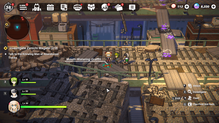 Chiyoda Line Abandoned Tracks Graffiti on Ground