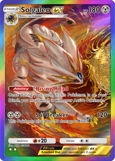 Pokemon TCG Pocket - A3 207 Solgaleo ex