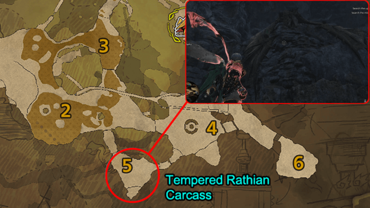 Upper Stratum Carcass Location