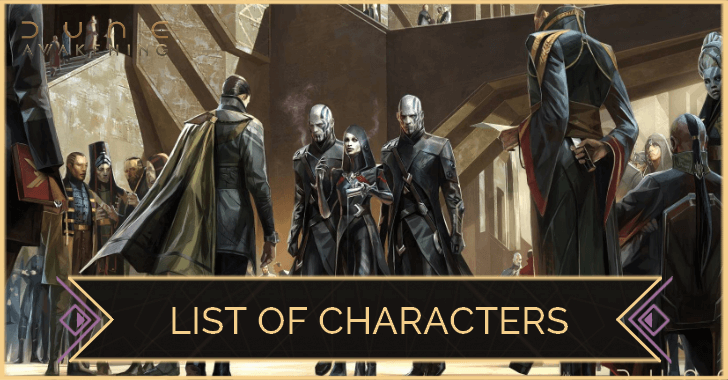 Dune Awakening List of Characters and Voice Actors