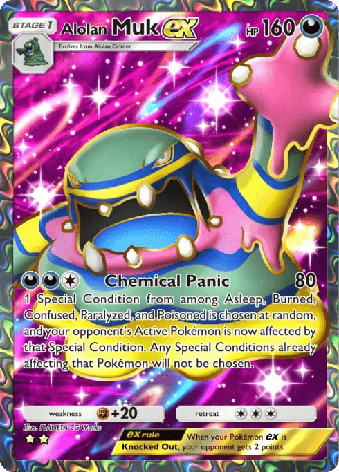 Pokemon TCG Pocket - A3 188 Alolan Muk ex