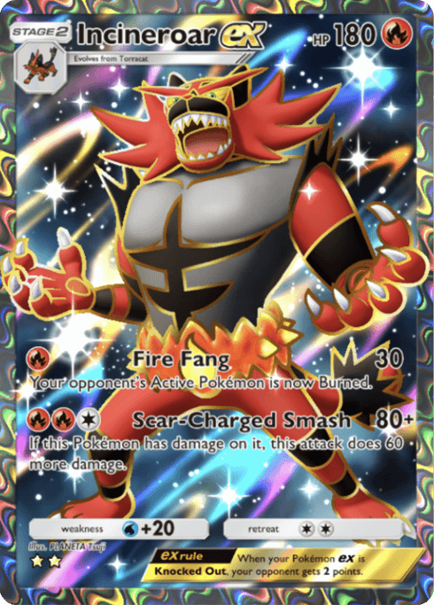Pokemon TCG Pocket - A3 182 Incineroar ex