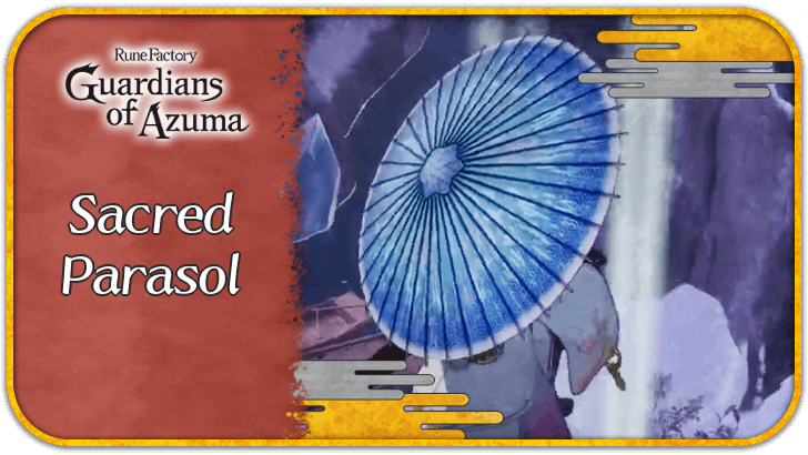 Rune Factory Guardians of Azuma - Sacred Parasol