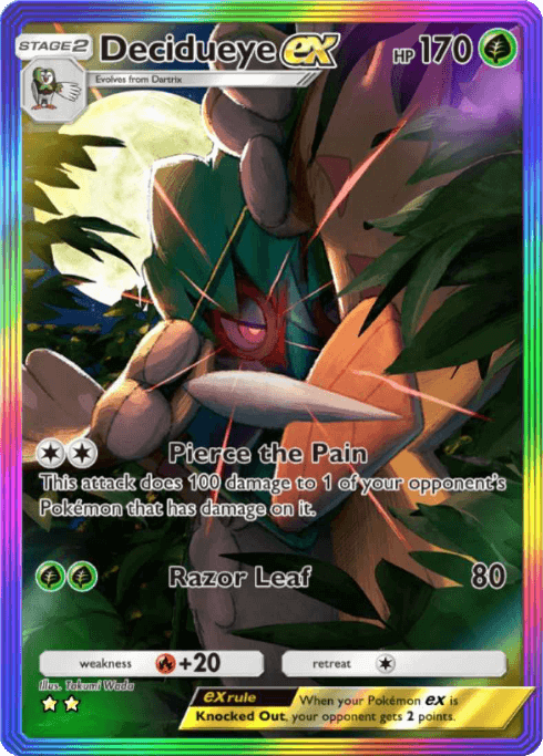 Pokemon TCG Pocket - A3 198 Decidueye ex