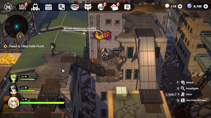 Chiyoda Castle Crash Site Graffiti Northeast of Respite Unit