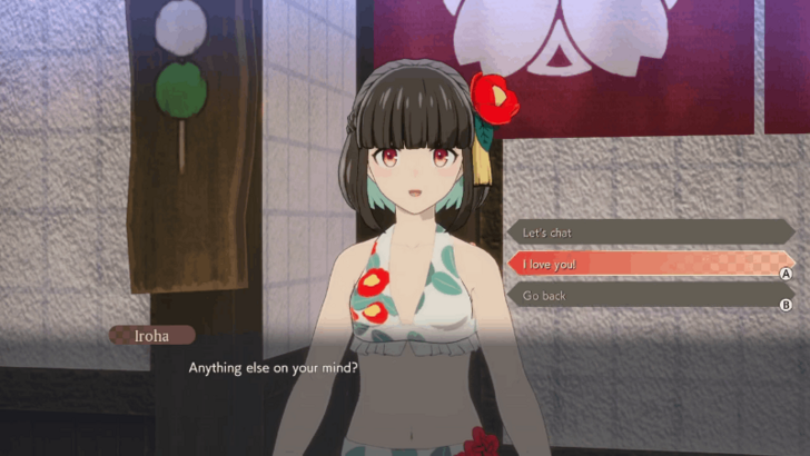 I love you dialogue option