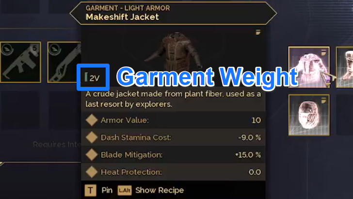 Armor Weight Value