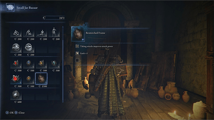 Purchase Besmirched Frame in Small Jar Bazaar