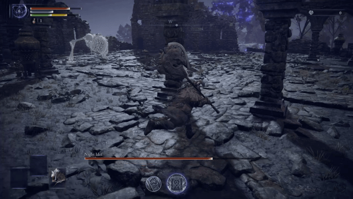 Circle Behind the Giant Skeleton