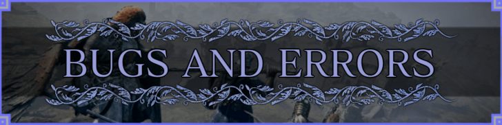 Bugs and Errors Partial