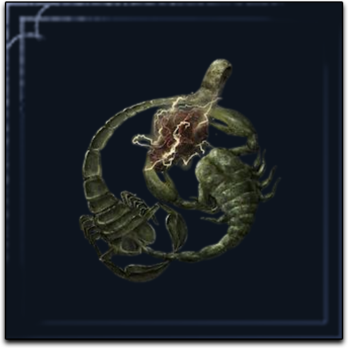 Lightning Scorpion Charm