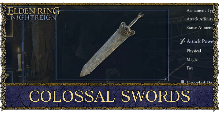List of All Colossal Swords