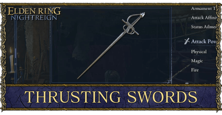 List of All Thrusting Swords