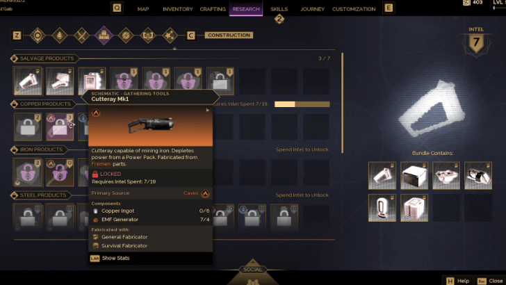 Dune Awakening - Schematics