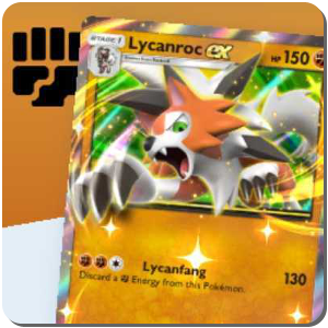 Lycanroc ex and Passimian ex Deck Icon
