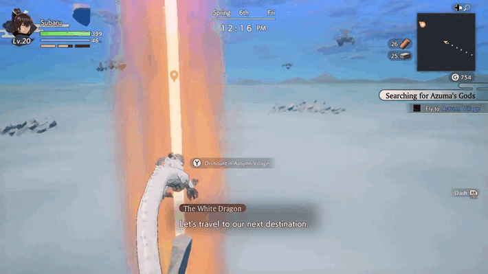 Rune Factory: Guardians of Azuma - Fly to Autumn Village