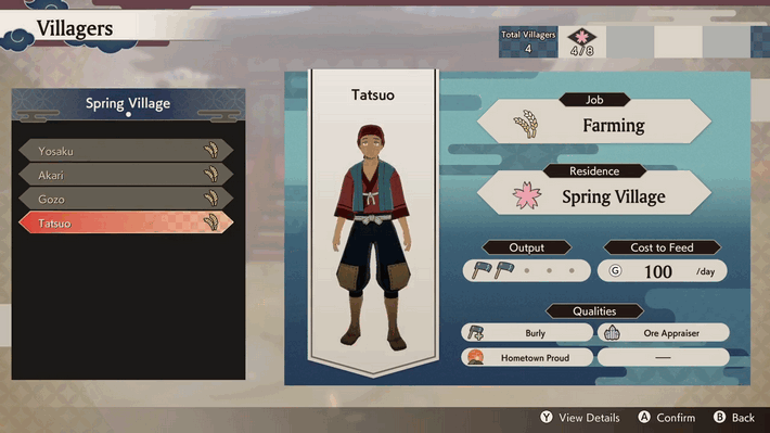 Rune Factory: Guardians of Azuma - Ask Villagers to do work